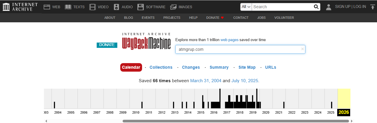 Wayback Machine - Atmgrup.com